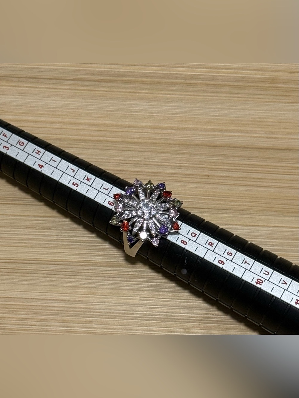 Multi-colour Cocktail Ring